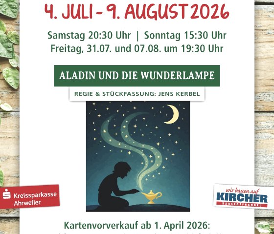 Aladin udn die Wunderlampe, &copy; Freilichtb&uuml;hen Schuld e.V.