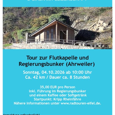 Plakat Gef&uuml;hrte E-Bike Einsteigertour 04.10.2026, &copy; Christian Sch&ouml;fferle /  E-Biken mit Leidenschaft