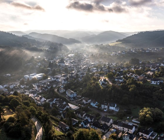 Adenau_Luftaufnahme, &copy; VGV Adenau