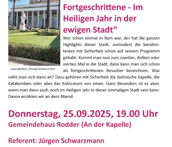 Plakat, © KAB Reifferscheid-Rodder