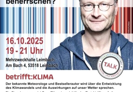 Plakat Sven Plöger live, © Klimastammtisch Ahr