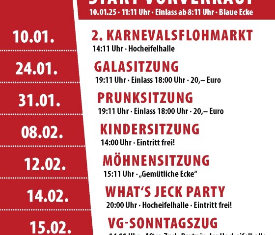 Plakat Session 2026, &copy; KG Rot-Weiss Adenau e.V.