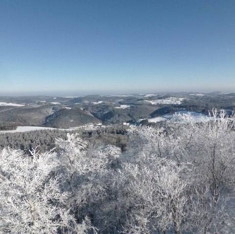 Winteraussicht an der Hohen Acht, © Tourist-Information Hocheifel-Nürburgring