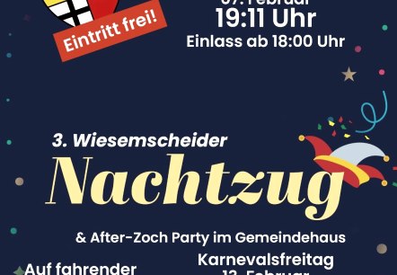 Plakat©KarnevalsfreundeWiesemscheid, © Karnevalsfreunde Wiesemscheid