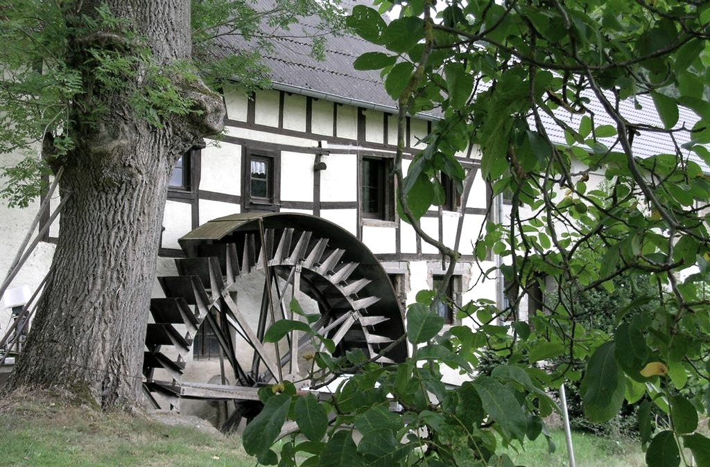 Hahnensteiner Mühle Mühlenrad, © Tourist-Information Hocheifel Nürburgring