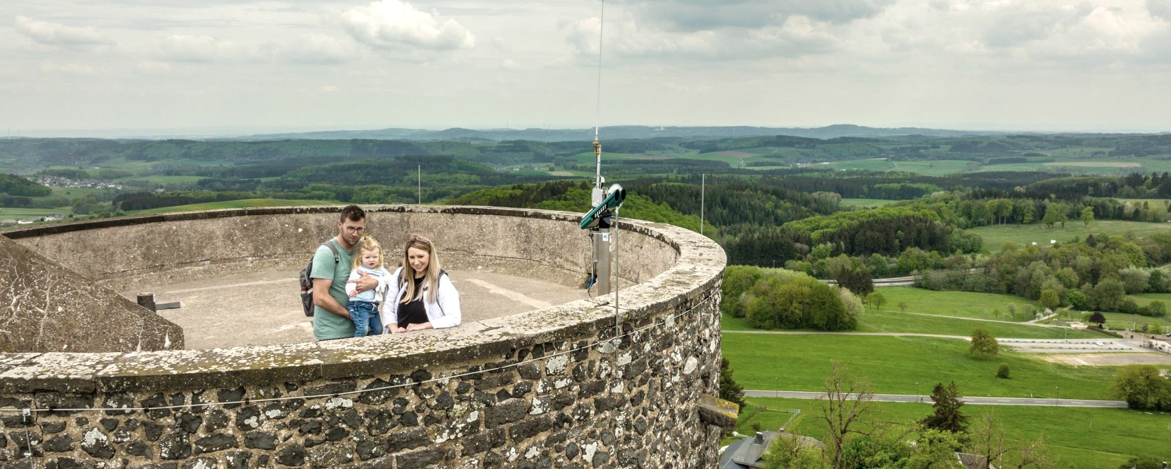 Aussichtsturm der Burgruine N&uuml;rburg, &copy; TI Hocheifel-N&uuml;rburgring, D- Ketz