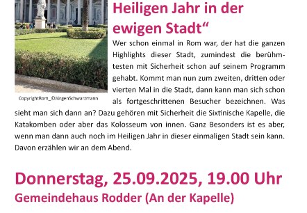 Plakat, © KAB Reifferscheid-Rodder