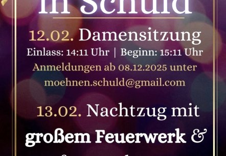 Plakat Karneval in Schuld 2026, &copy; JGV-Schuld